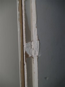 Guest room deconstruction. Two layers of drywall for unknown reasons.