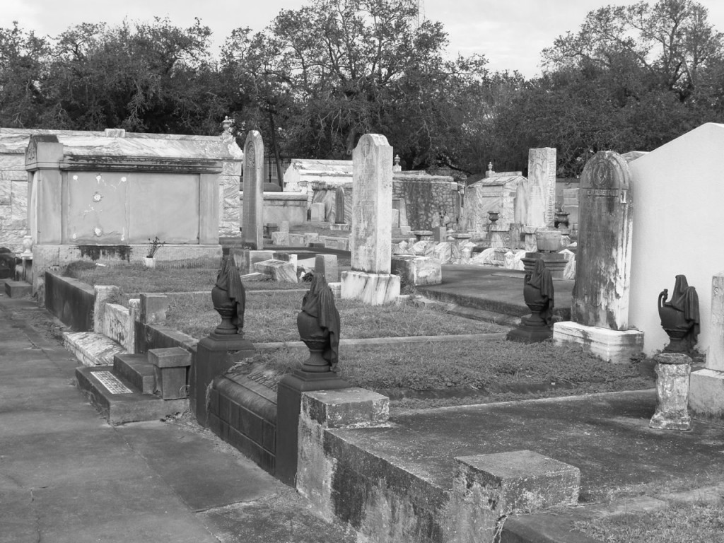 tomb with statues