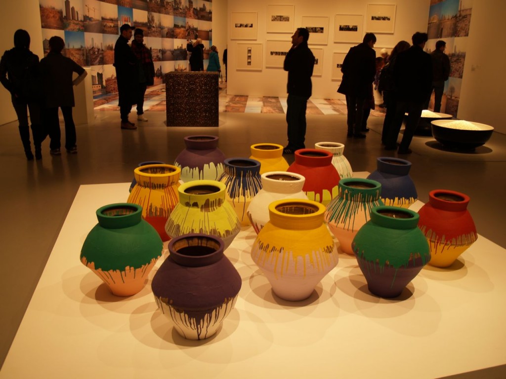 Ai Weiwei's Colored Vases