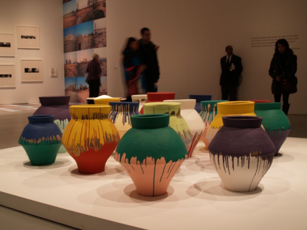 Ai Weiwei's Colored Vases