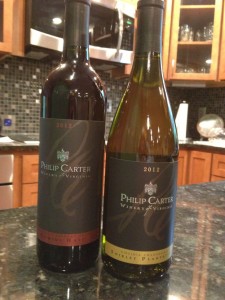 Two of the final products from that day and my reward for helping to bottle the wine