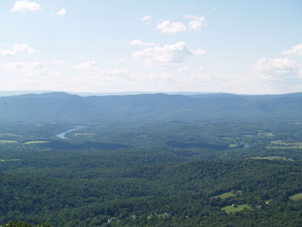 The Shenandoah River makes an appearance twice in this view