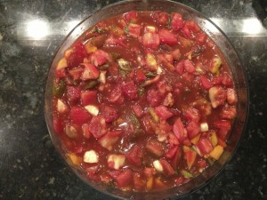 caprese soup