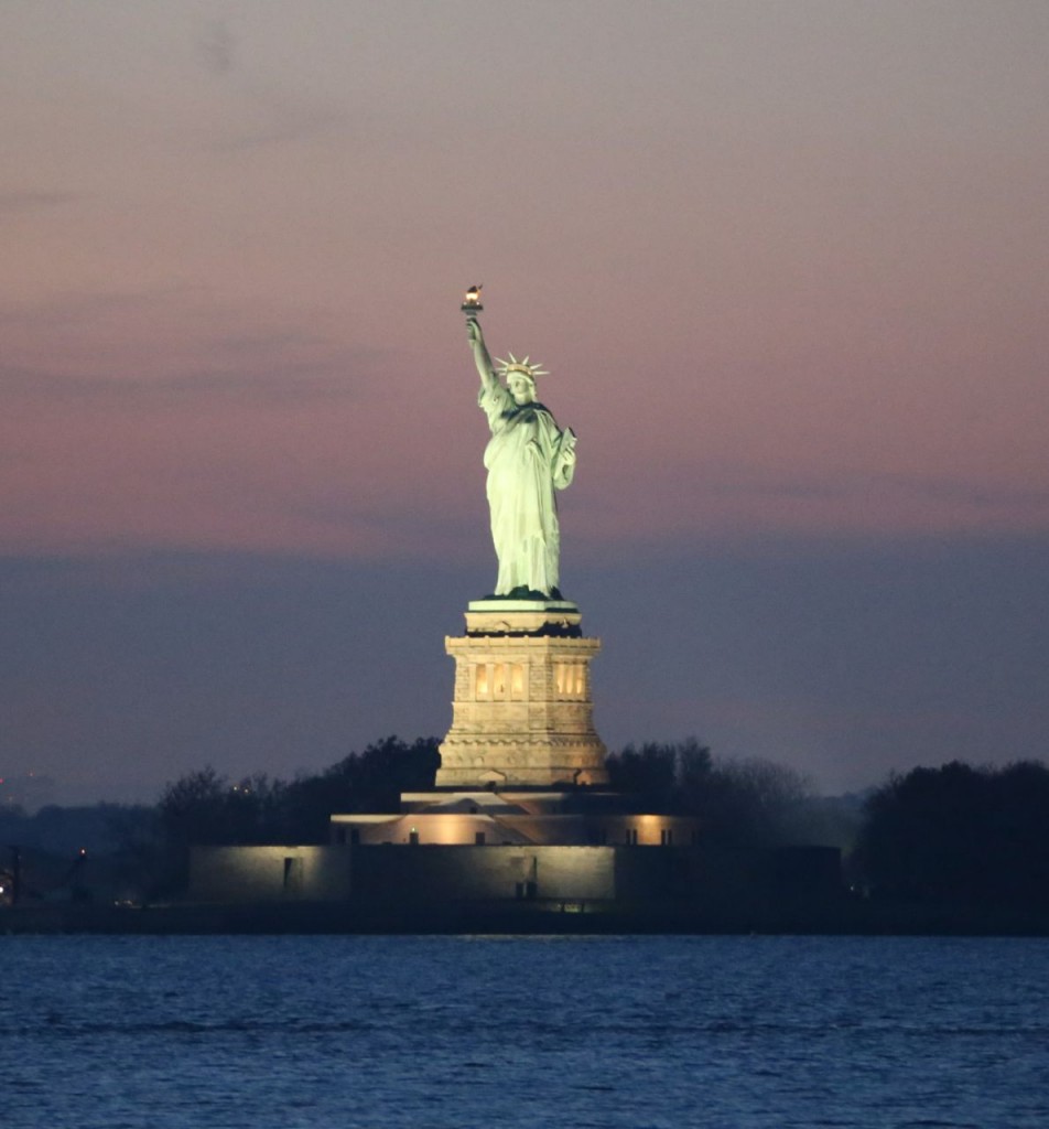 View of the Statue of Liberty from the IKEA ferry