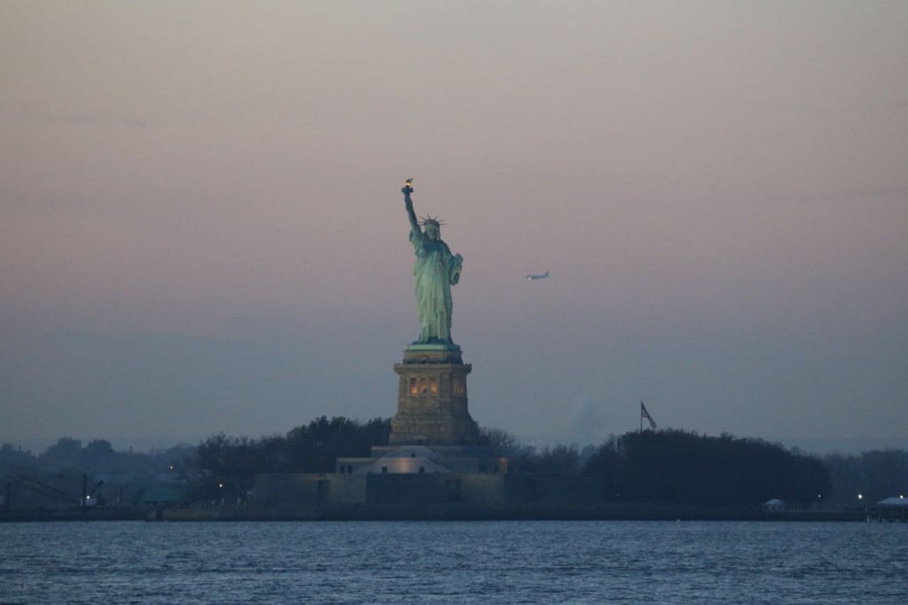 View of the Statue of Liberty from the IKEA ferry