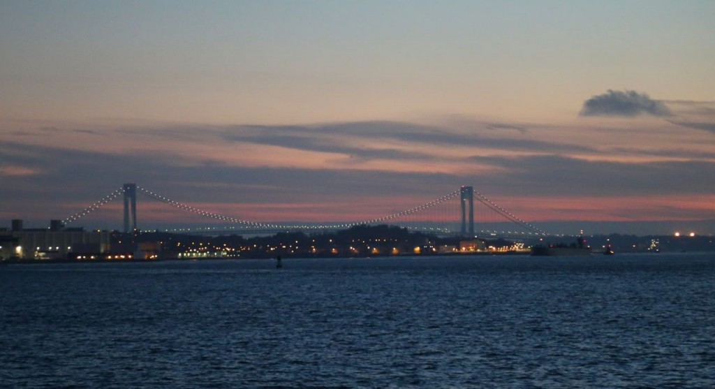 View of the Verrazano-Narrows Bridge from the IKEA ferry