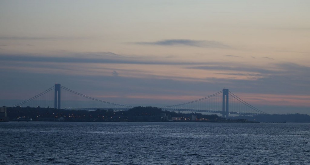 View of the Verrazano-Narrows Bridge from the IKEA ferry