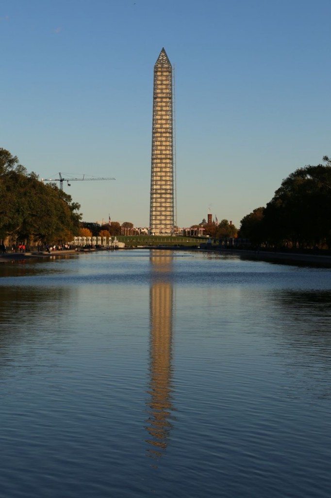 Reflection on Lincoln Memorial Reflecting Pool