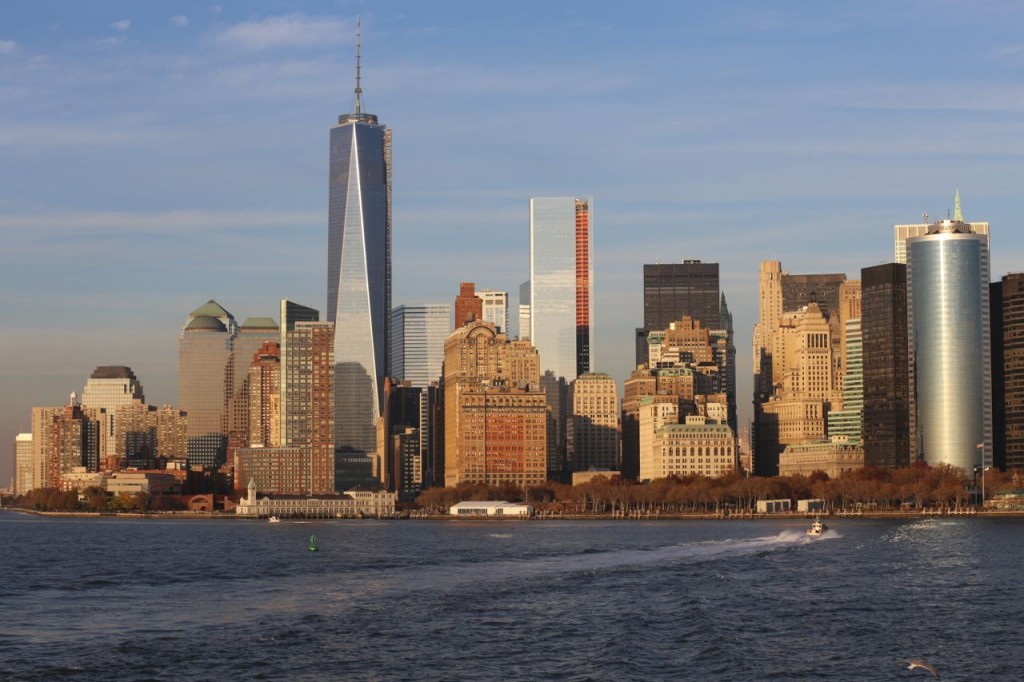 View of Manhattan from ferry