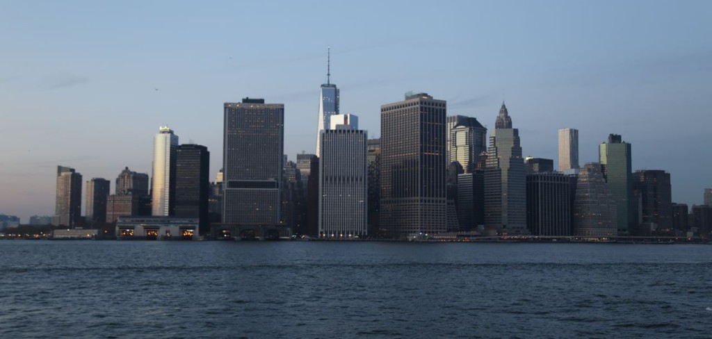 View of downtown Manhattan from the IKEA ferry