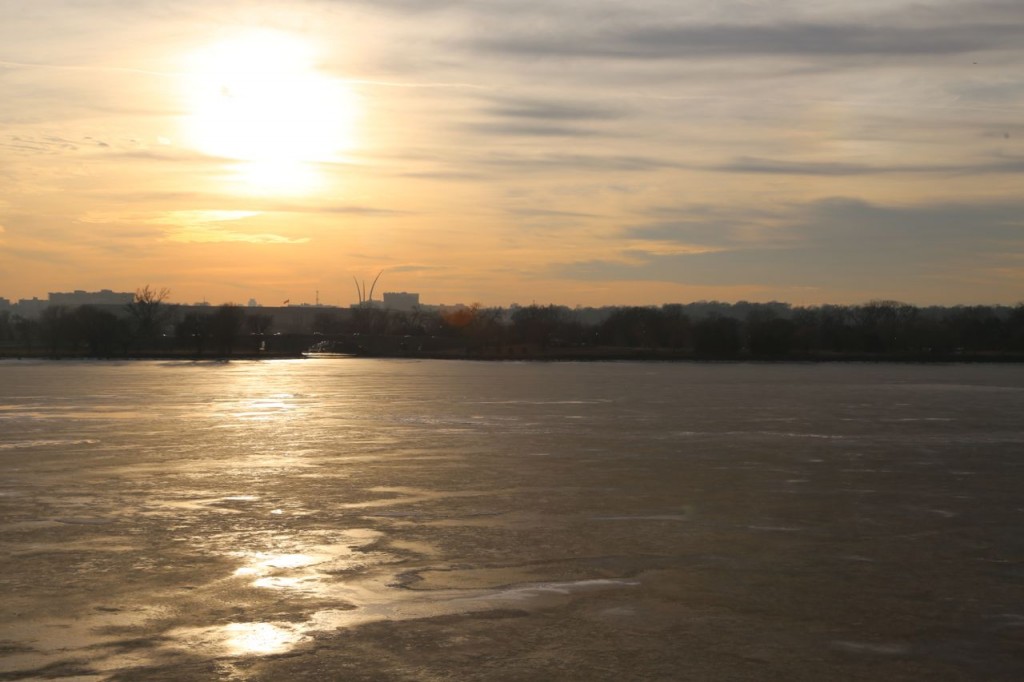 The Pentagon and Air Force Memorial across the Potomac River