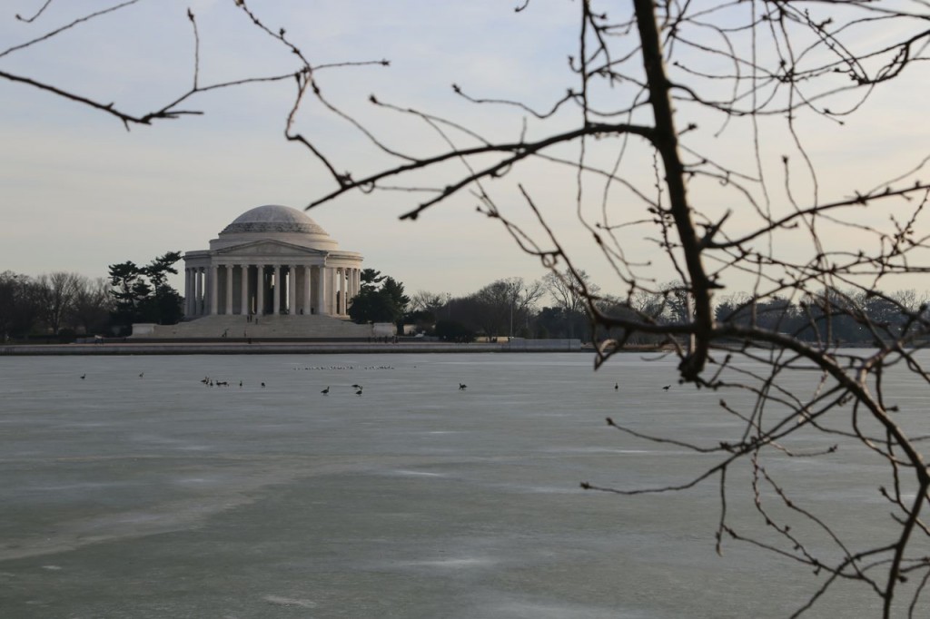 Jefferson Memorial across the Tidal Basin