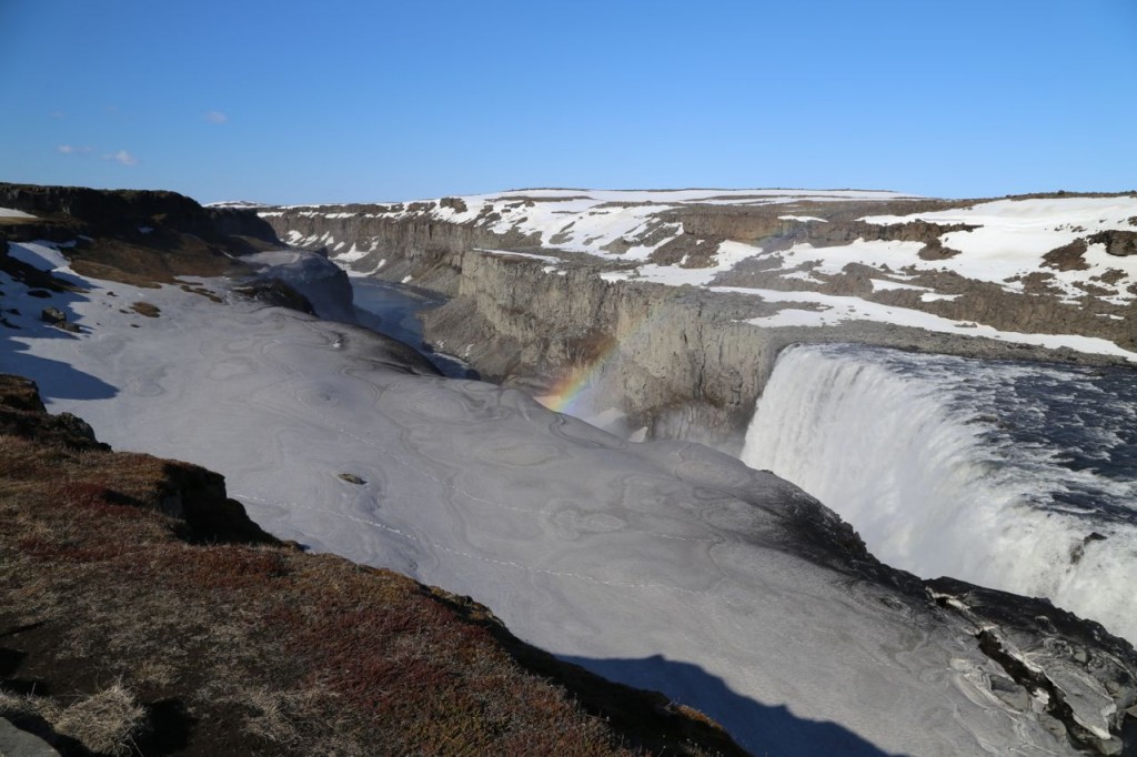 Valley into which Dettifoss flows