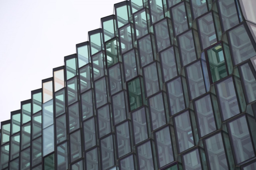 Harpa wall from exterior