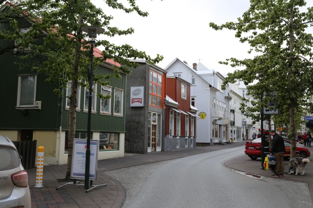 Narrow streets with brightly colored buildings