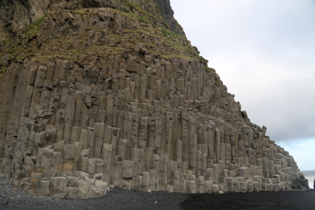 Reynisdrangur basalt columns