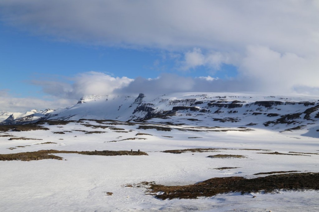 Ring Road crossing mountain top in south