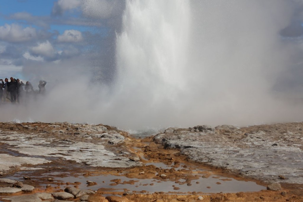 Strokkur erupting