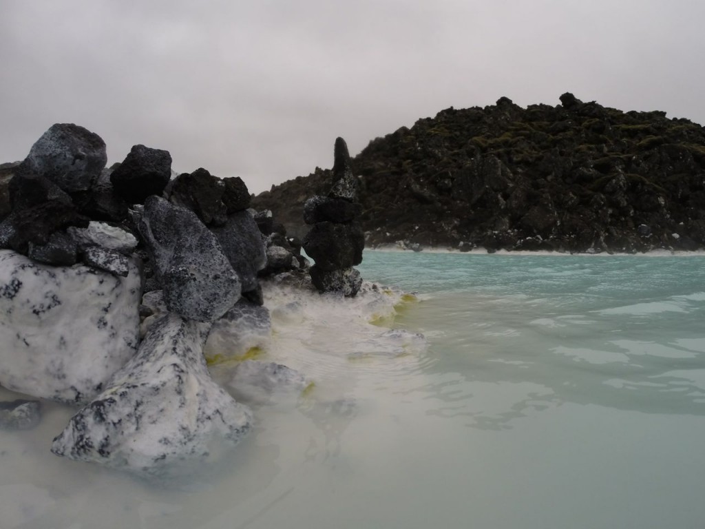 Rock edge of Blue Lagoon