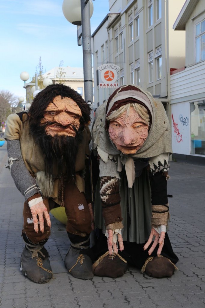 Trolls on the main shopping street