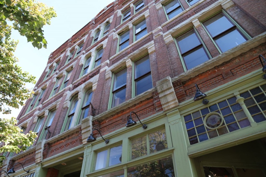 Old brick buildings