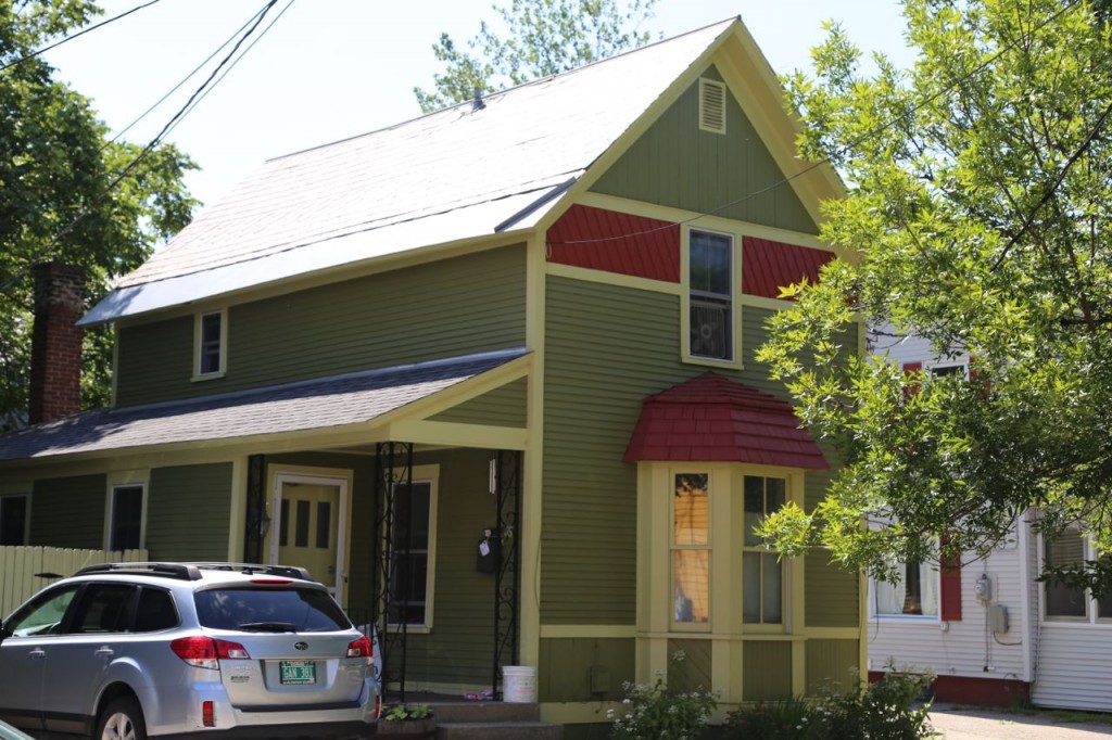 sage green house