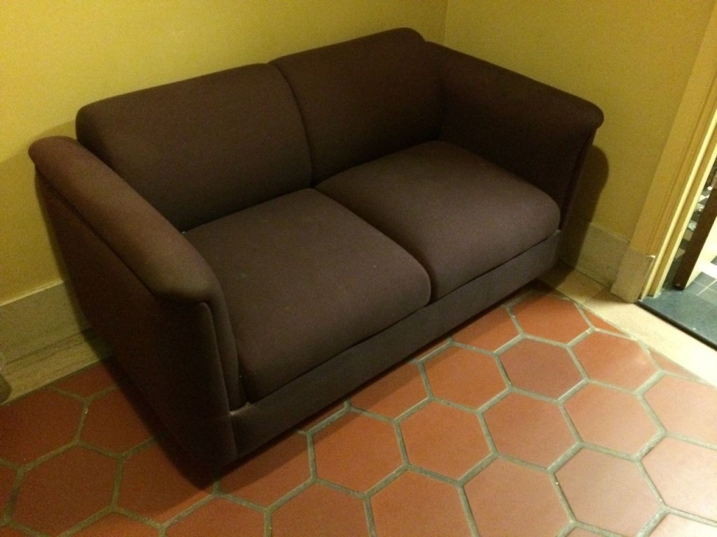 The inexplicable couch