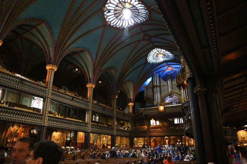 Basilique Notre-Dame de Montréal, looking towards organ