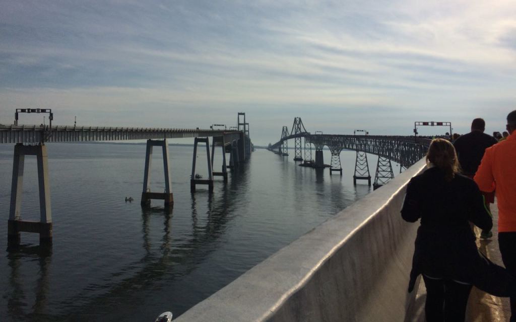 View of both bridges