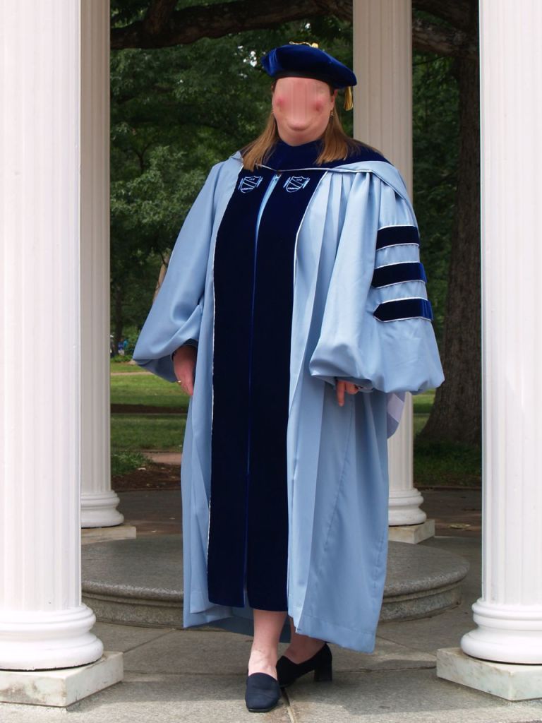 Me in my Ph.D. regalia