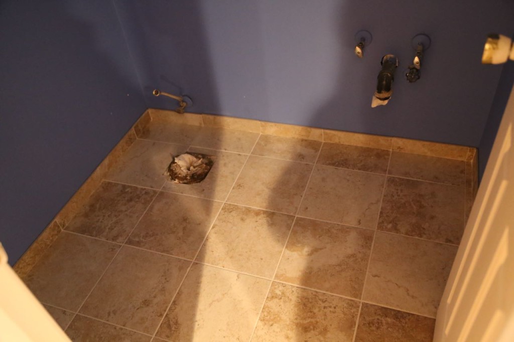 New tile floor