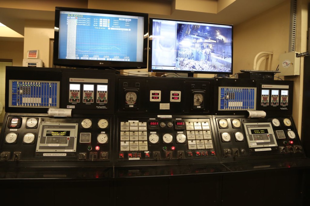 Control panel monitors
