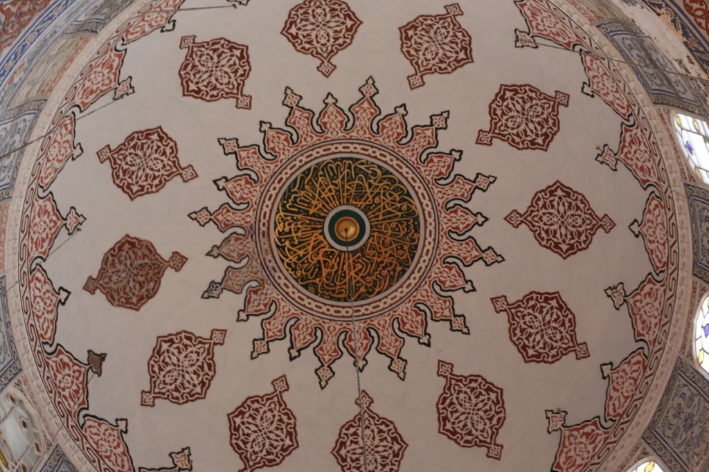 Domed ceiling of Blue Mosque
