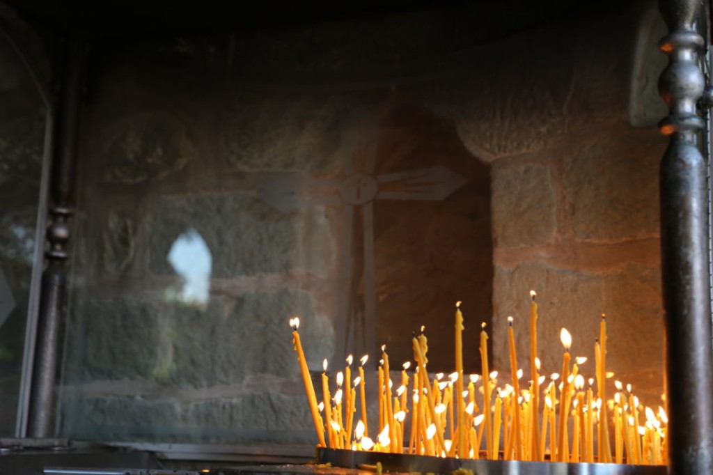 Candles at Holy Monastery of St. Stephen