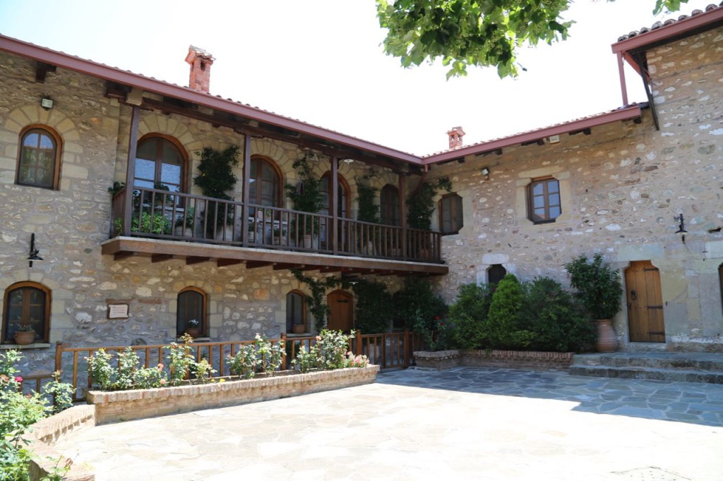 Holy Monastery of St. Stephen courtyard