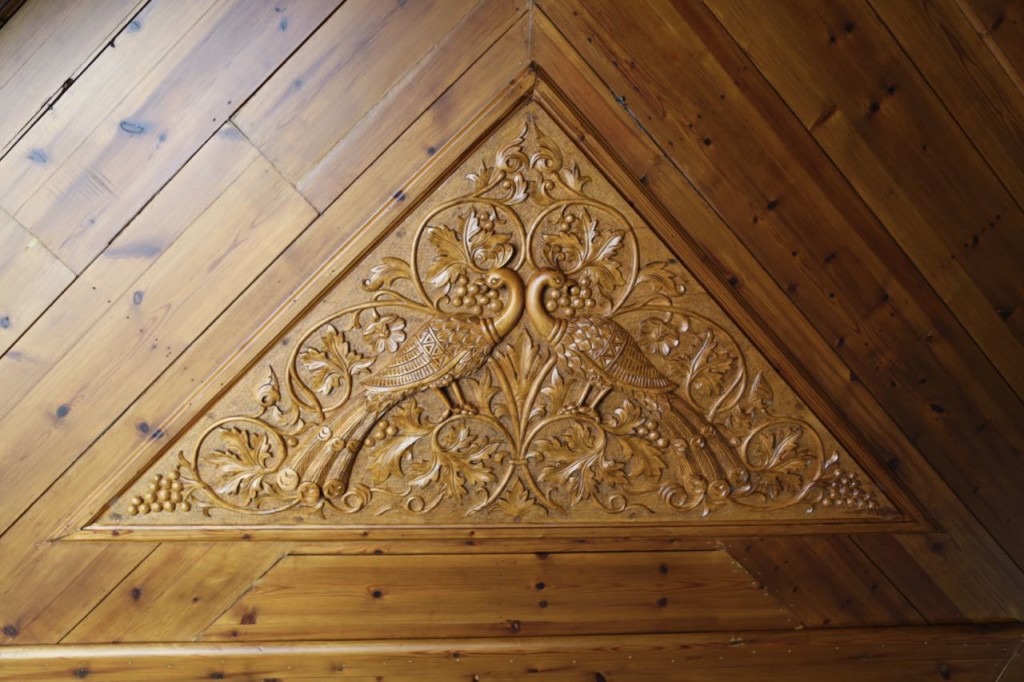 Holy Monastery of Varlaam wood ceiling