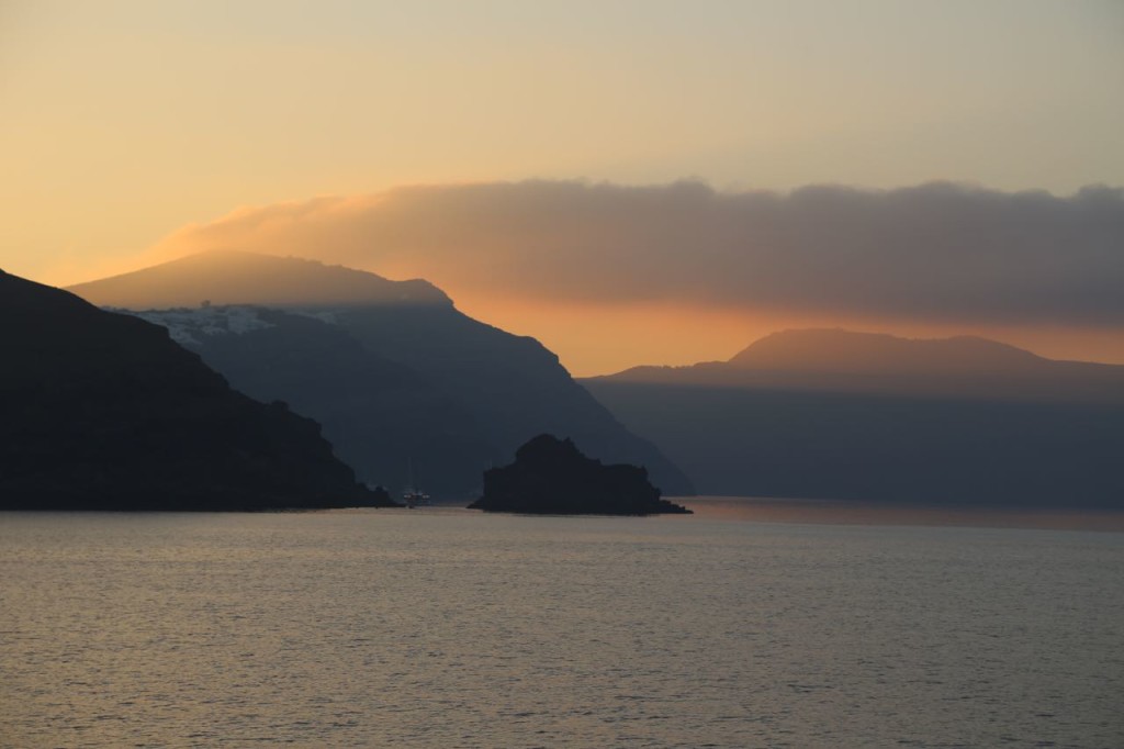 Santorini sunrise