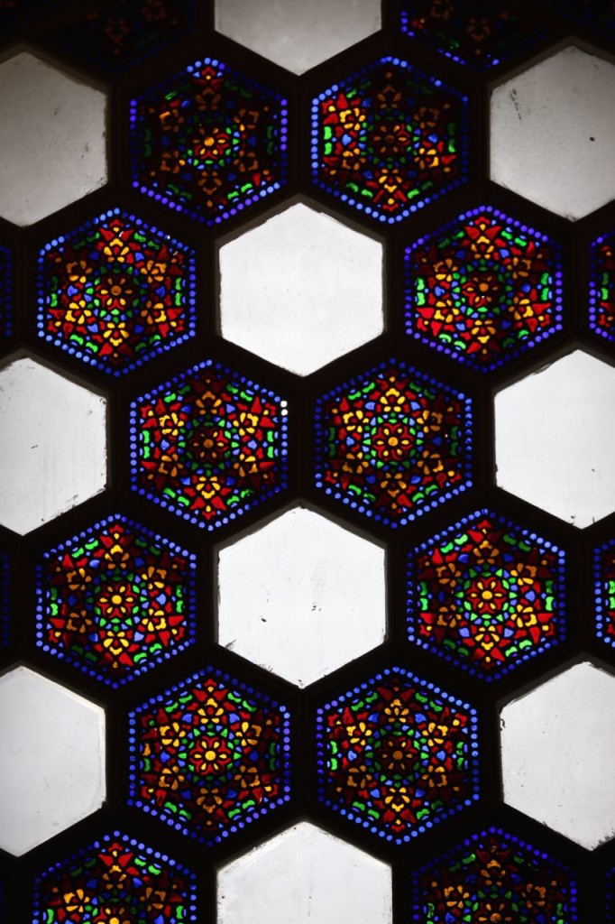 Stained glass window of Tiled Kiosk