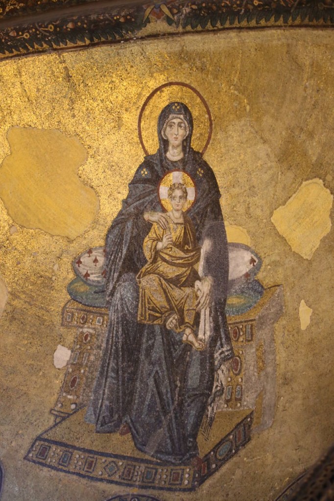 Virgin Mary mosaic