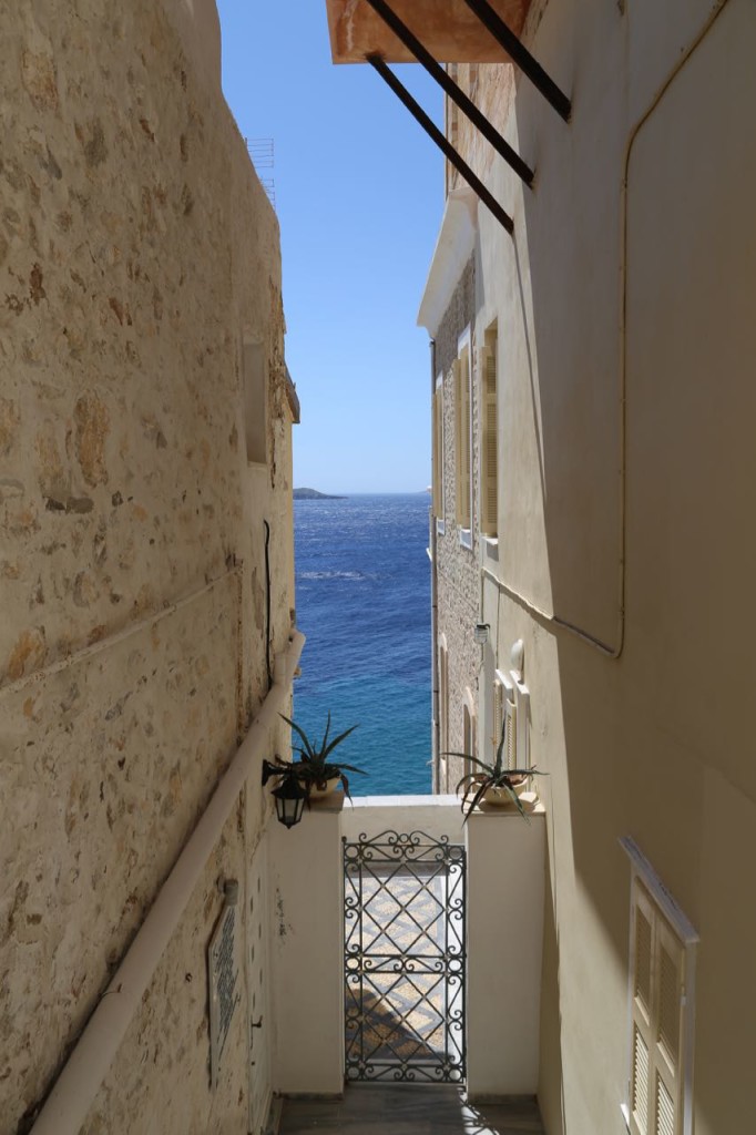 Alley with views of the water