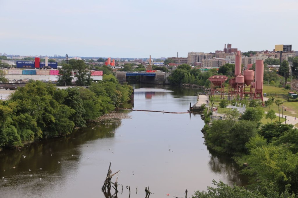 view from the Bronx River bridge