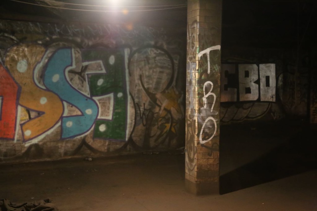 abandoned subway station somewhere along the 6 line