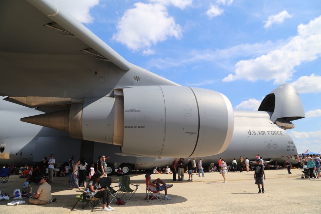 C-5, with the most insane warning on the side of the engine "Beware of Blast", I mean do really need to be warned of that?