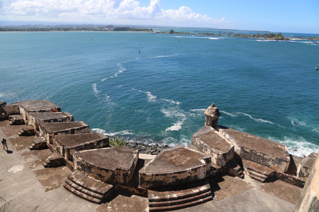 View of the entrance to the bay