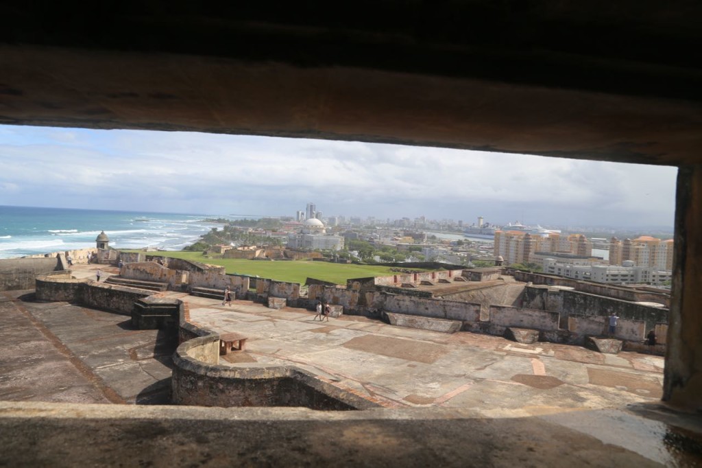 View from newer concrete WWII lookout