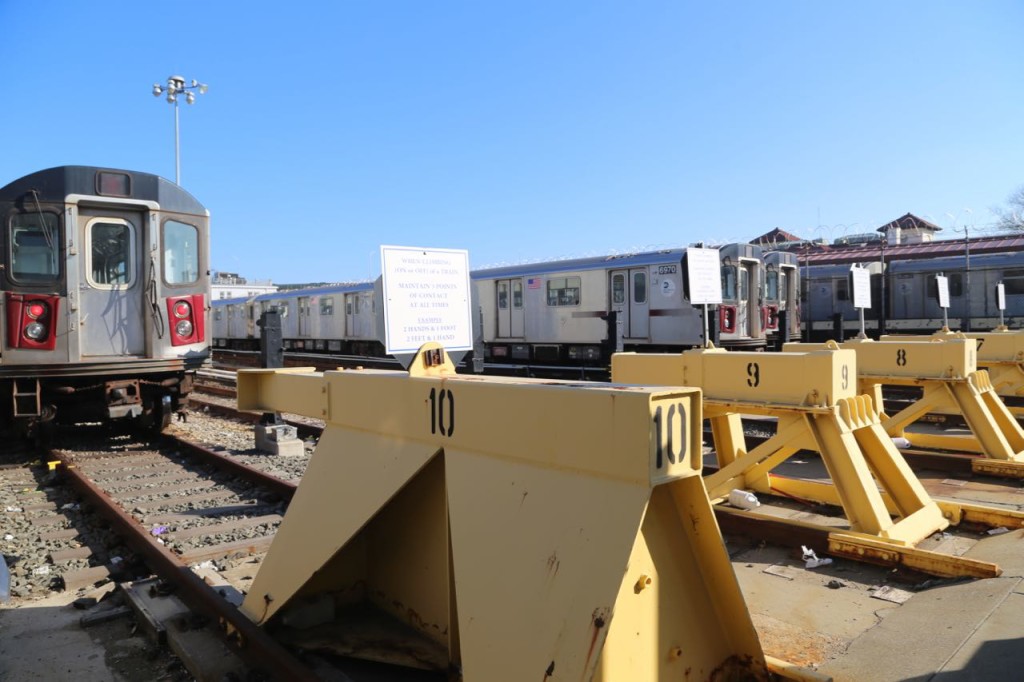 The outside storage yard