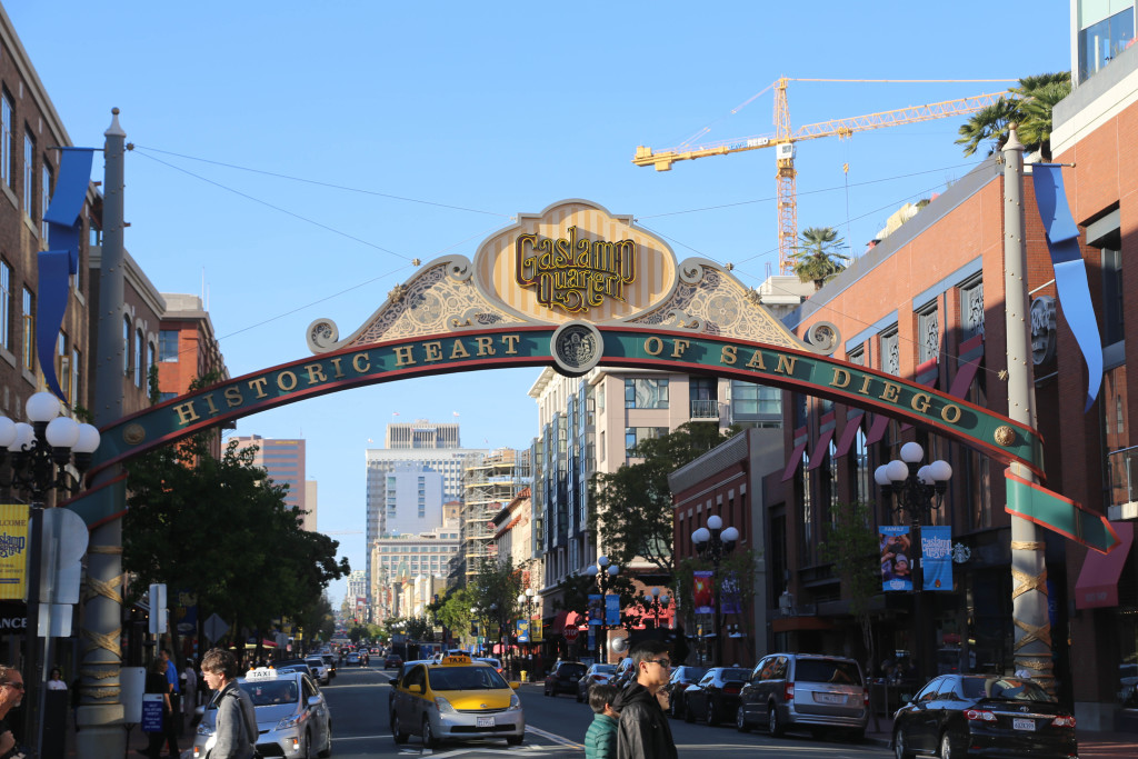 Entrance to Gaslamp Quarter