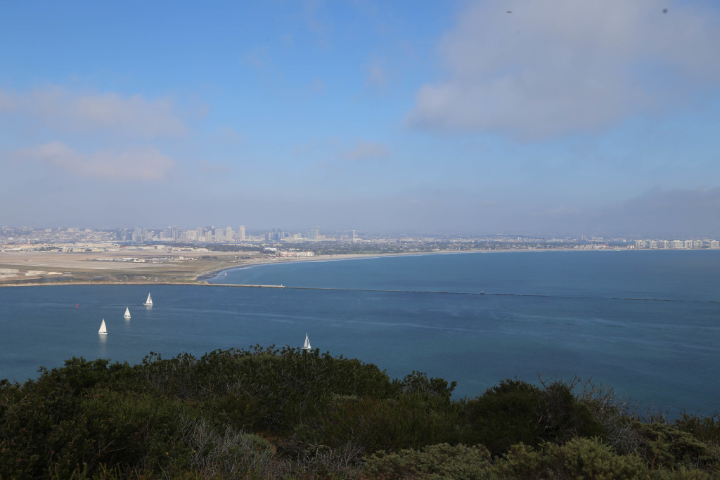 View of San Diego from Cabrillo National Monument (in afternoon)