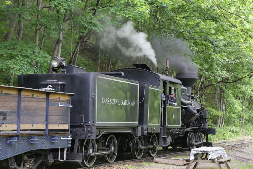Locomotive and coal supply car