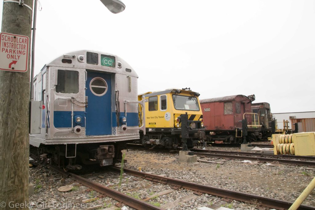 Old trains in the yard